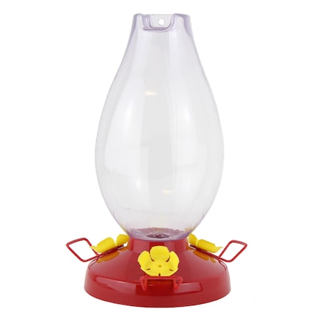 Perky-Pet Perky-Pet Hummingbird 33 oz Plastic Rounded Vase Nectar Feeder 3 ports 286